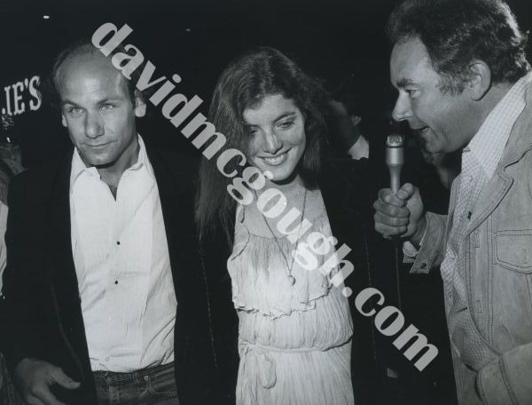 Caroline Kennedy with friend Martin Kaplan and Robin Leach 1981, NY.jpg